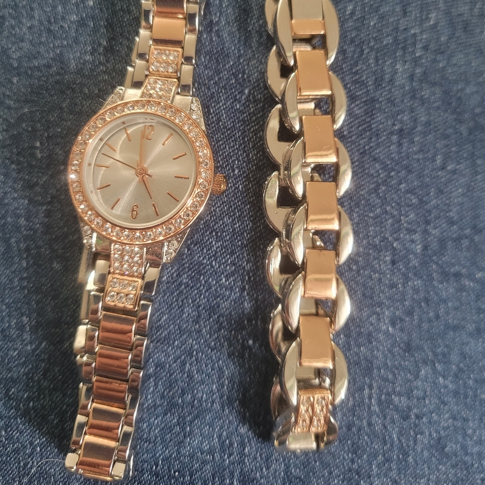 Women's Watch and Bracelet